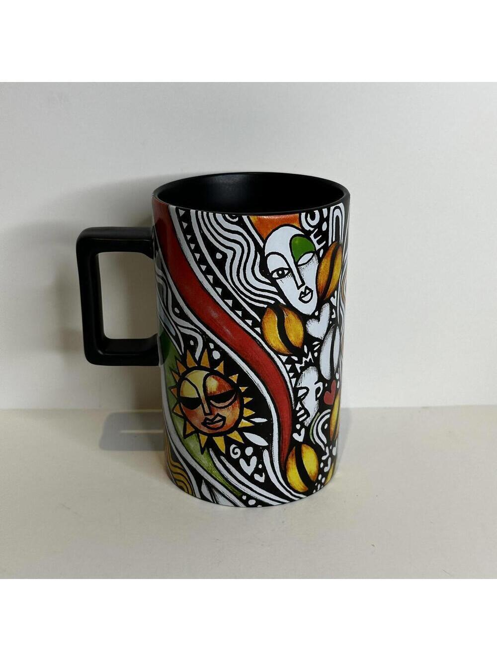 Starbucks Laolu Senbanjo Art Ceramic Mug